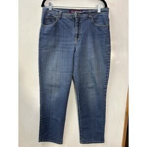 Gloria Vanderbilt Womens Size 12 Dark Wash Short Jeans